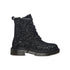 Anfibi neri effetto glitterato con zip laterale 10 Baci, Scarpe Bambini, SKU k275000013, Immagine 0